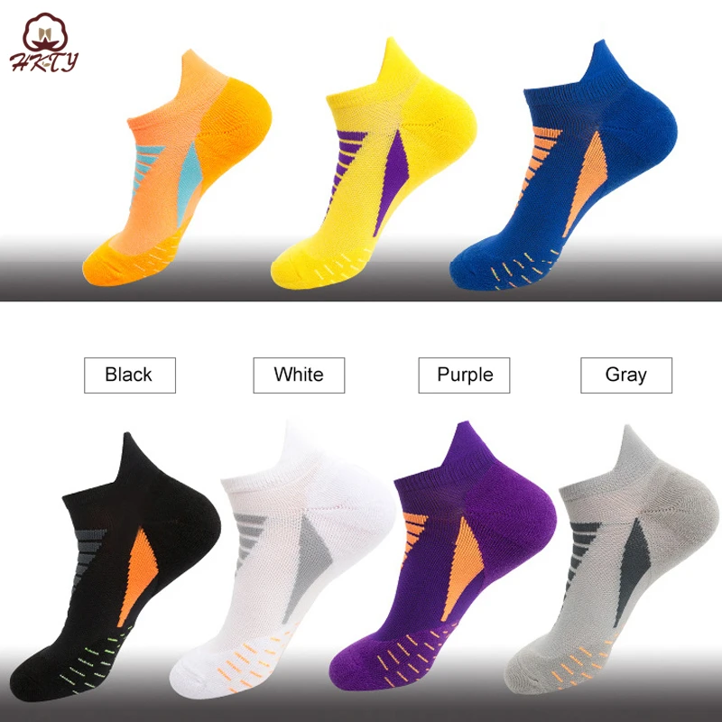 Brand Men's sports socks Cotton Cushion On Show Running Socks Wicking Cycling Ankle Sports Factory direct sales | Мужская одежда