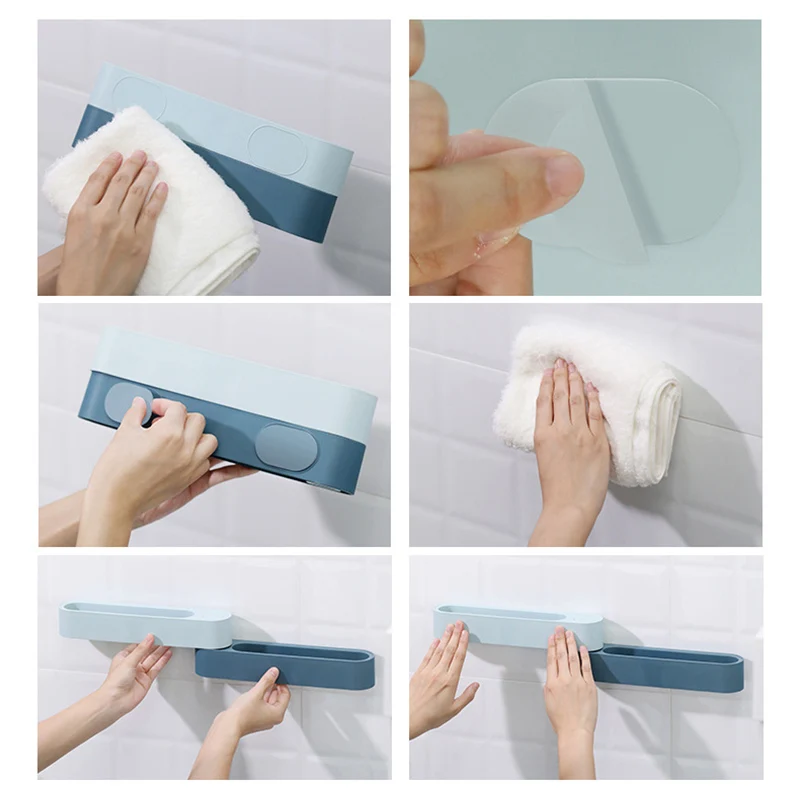 Настенная стойка для обуви органайзер хранения на полке пластиковая подставка