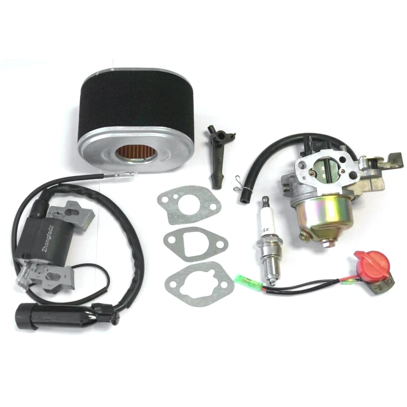 1X Carburetor+1X Air Filter+3X Spacers+1X Handle+1X Spark Plug For Honda GX140 GX160 GX200 Series | Инструменты