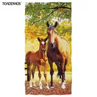 Полотенце для ванны TOADDMOS с изображением лошади, быстросохнущее мягкое полотенце для лица, пляжное полотенце для детей и взрослых