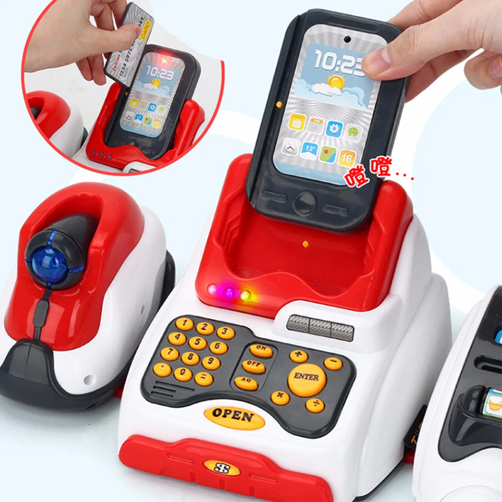 Обучающая обучающая касса дети притворяемся что играют в подарок счетчик