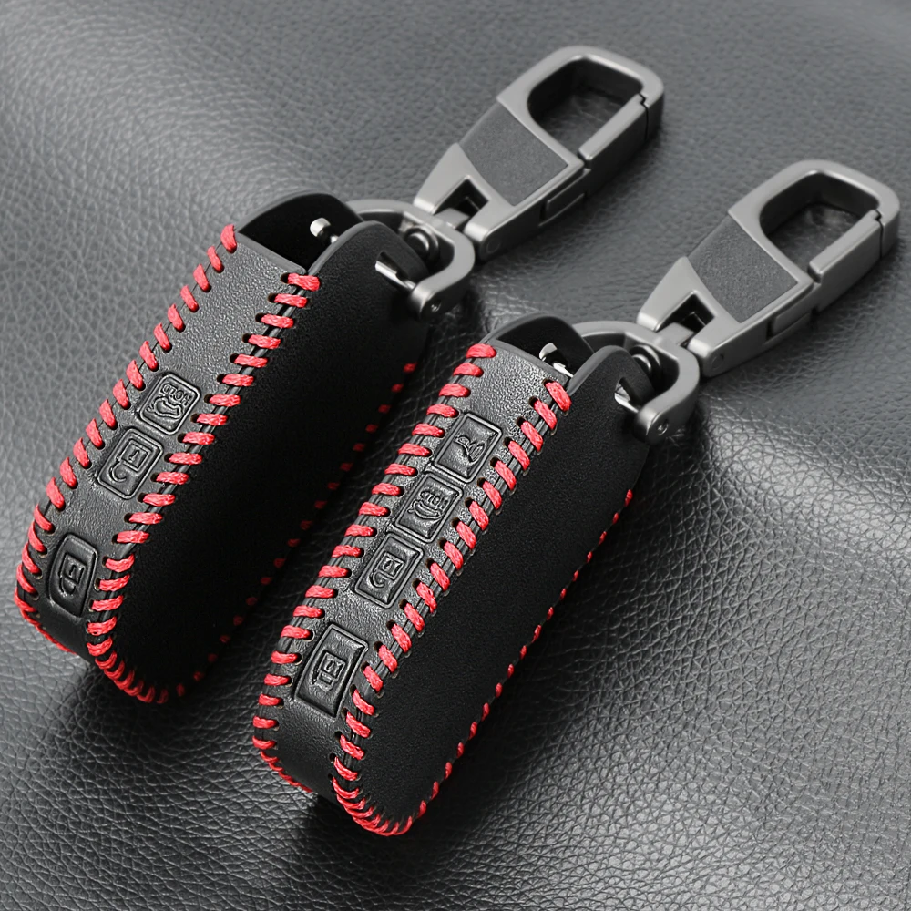 Кожаный чехол для дистанционного ключа от машины брелок KIA Sportage R GT Stinger Sorento Cerato