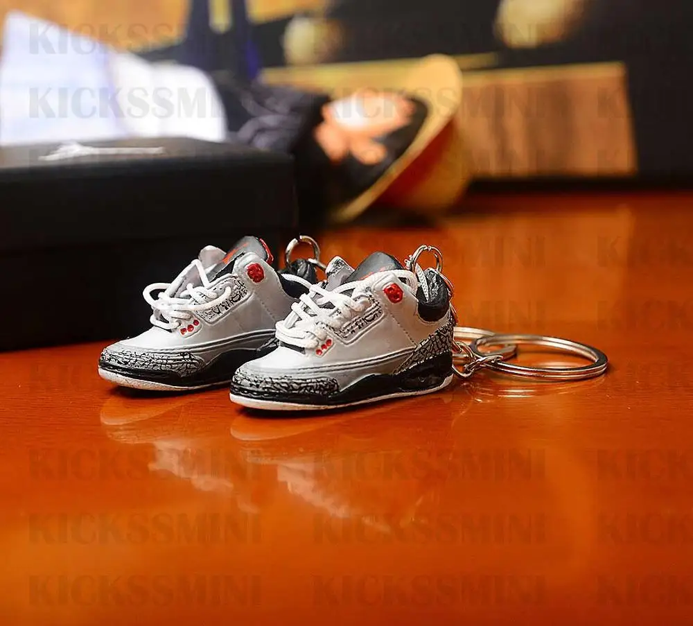 a pair w metal ring Дропшиппинг aj1 Chicago «не для перепродажи Красный» брелок в виде кроссовка Air Jordan 1 3D мини-кроссовки, запатентованный спортивный обувной брелок с кроссовком - Цвет: a pair w metal ring