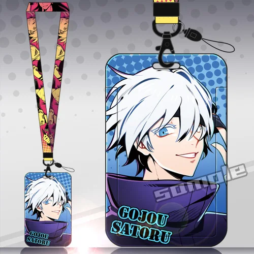 

Anime Jujutsu Kaisen Yuji Itadori Bus Card Case Keychain Men Women Student Cartoon Pendant Cartoon Key rings Xmas Gifts