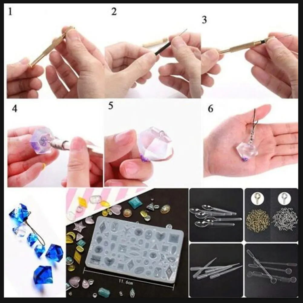 Набор силиконовых форм для украшений ручной работы 83 шт. LB88 | Дом и сад