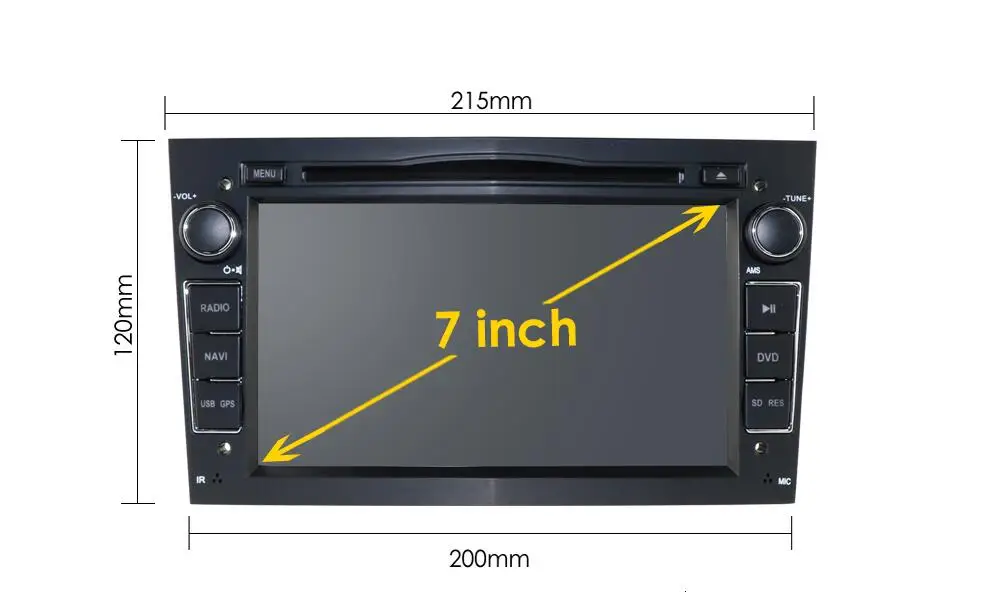 2 din автомобильный DVD стерео для Vauxhall Opel Astra H G Vectra Antara Zafira Corsa DVD gps Navi Радио 3 цвета Руль RDS камера - Цвет: OPEL7005B