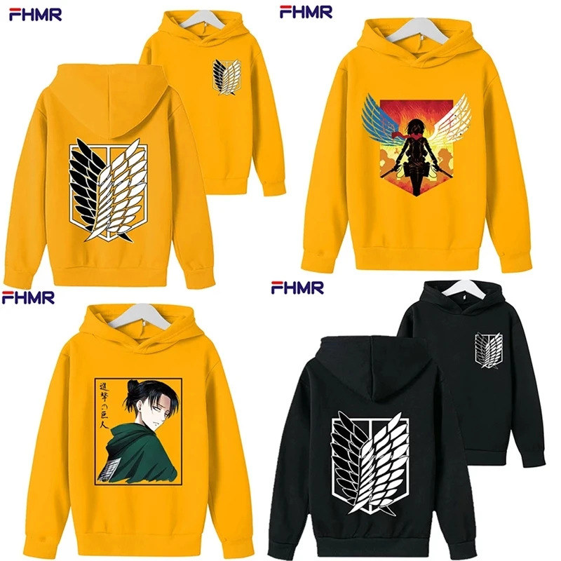 

Attack Giant Child Fashion Hoodie Clothing Hot Game Graphics Comfortable Fabric Boy 4T-14T Spring Autumn Children's