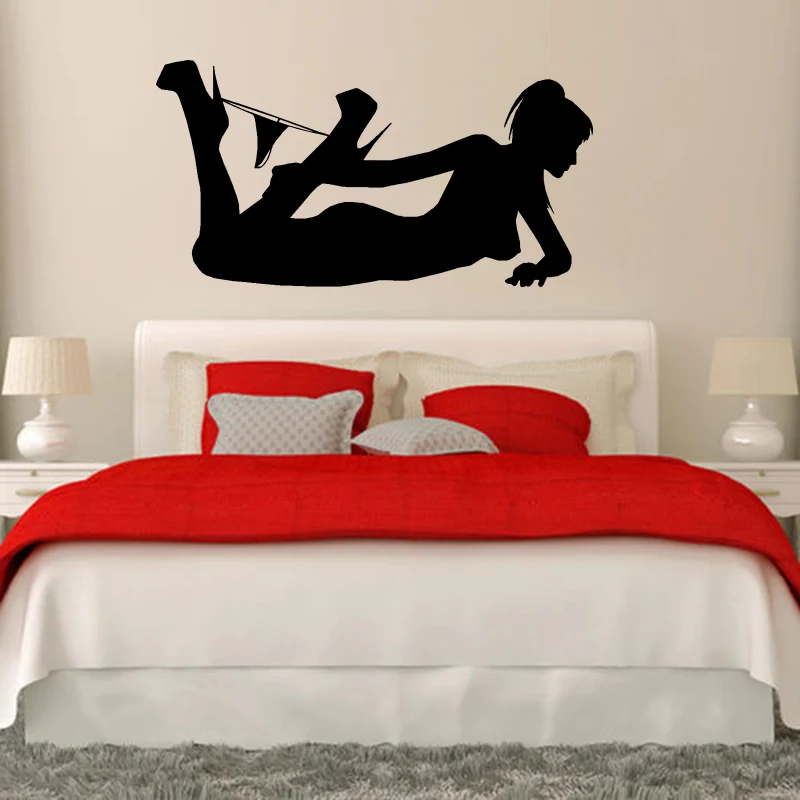 

Large Sexy Lady Girl Naked Wall Sticker Bedroom Couple Wedding Sexy Fashion Woman Wall Decal Living Room Vinyl Decor