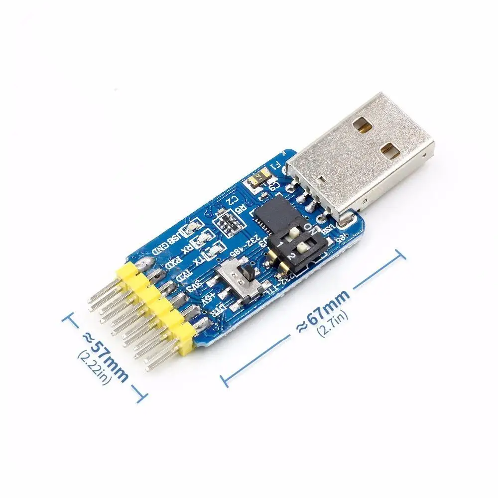 USB CP2102 к ttl RS232 RS485 взаимное преобразование 6 в 1 модуль преобразования с Windows 7 8