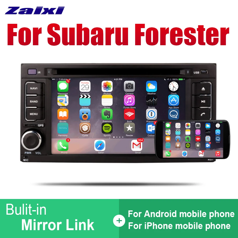 Auto Player GPS DVD Navigation For Subaru Forester 2008 2009 2010 2011 2012 2013 Car Android Multimedia System Screen Radio | Автомобили и
