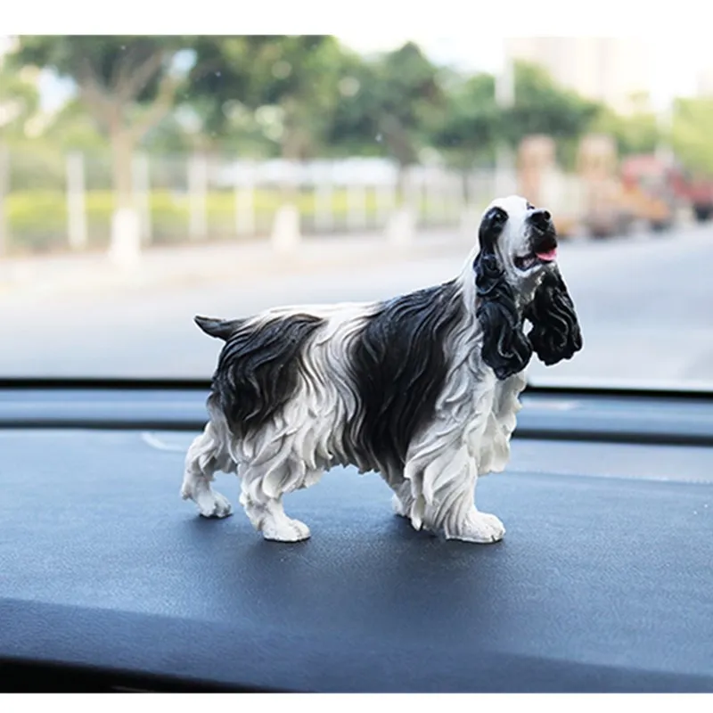 Распродажа милая имитация статуи щенка спаниеля английская Статуэтка Кокер