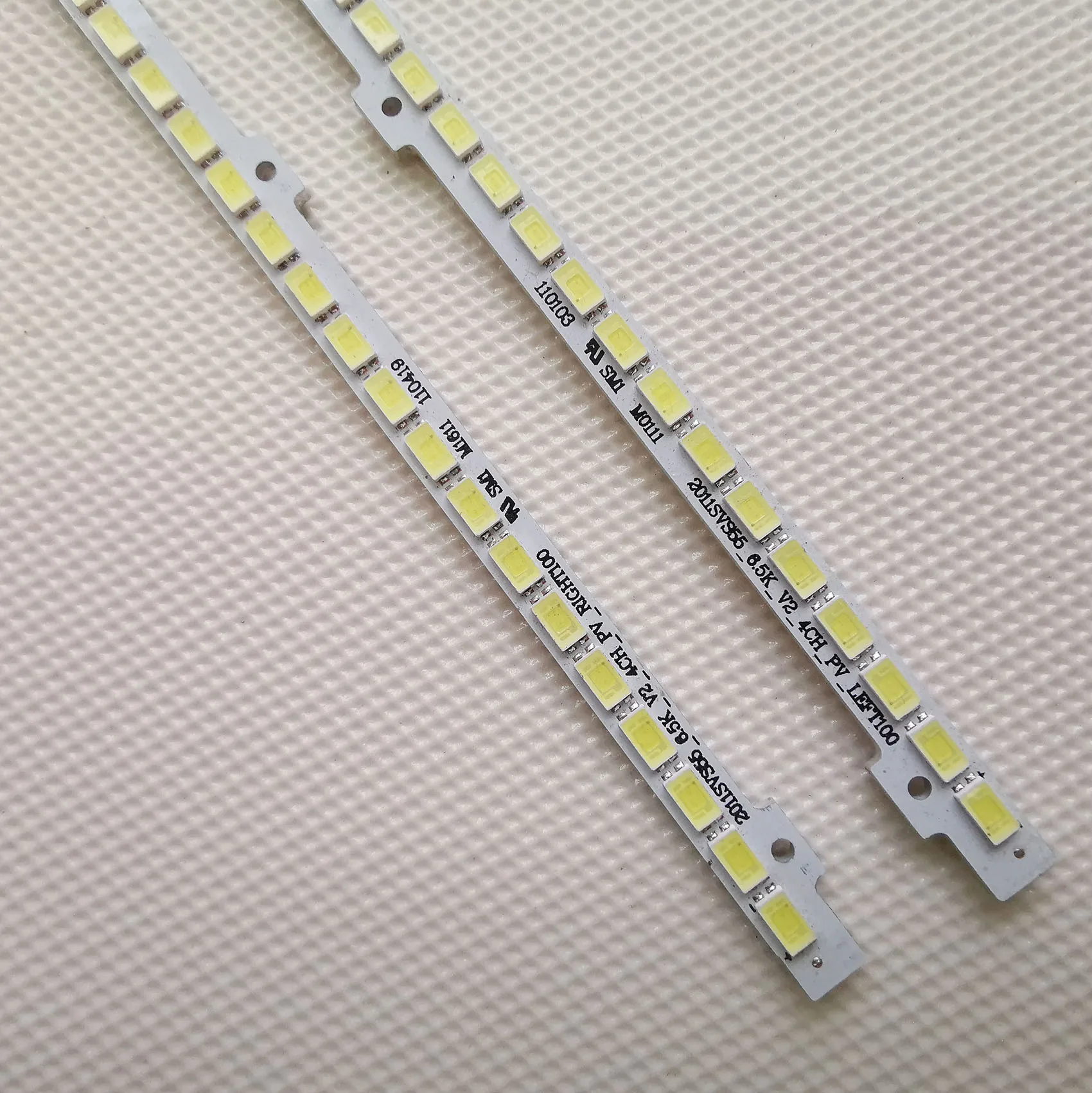 Новинка 5 комплектов = 10 шт. 100LED 680 мм Светодиодная подсветка для Samsung UA55D6600WJ BN64-01664A