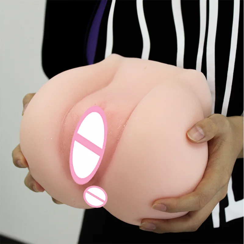 Sex Doll Silicone Big Ass 3D Artificial Vagina Double Channels Toys for Men Male Masturbator Cup Masturbate Man | Красота и здоровье