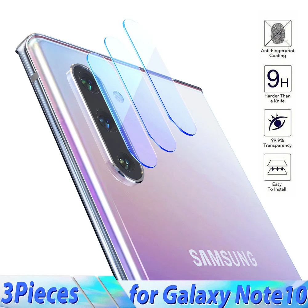 Для samsung Galaxy Note 10/10 Plus объектив для камеры закаленное стекло протектор экрана 9D