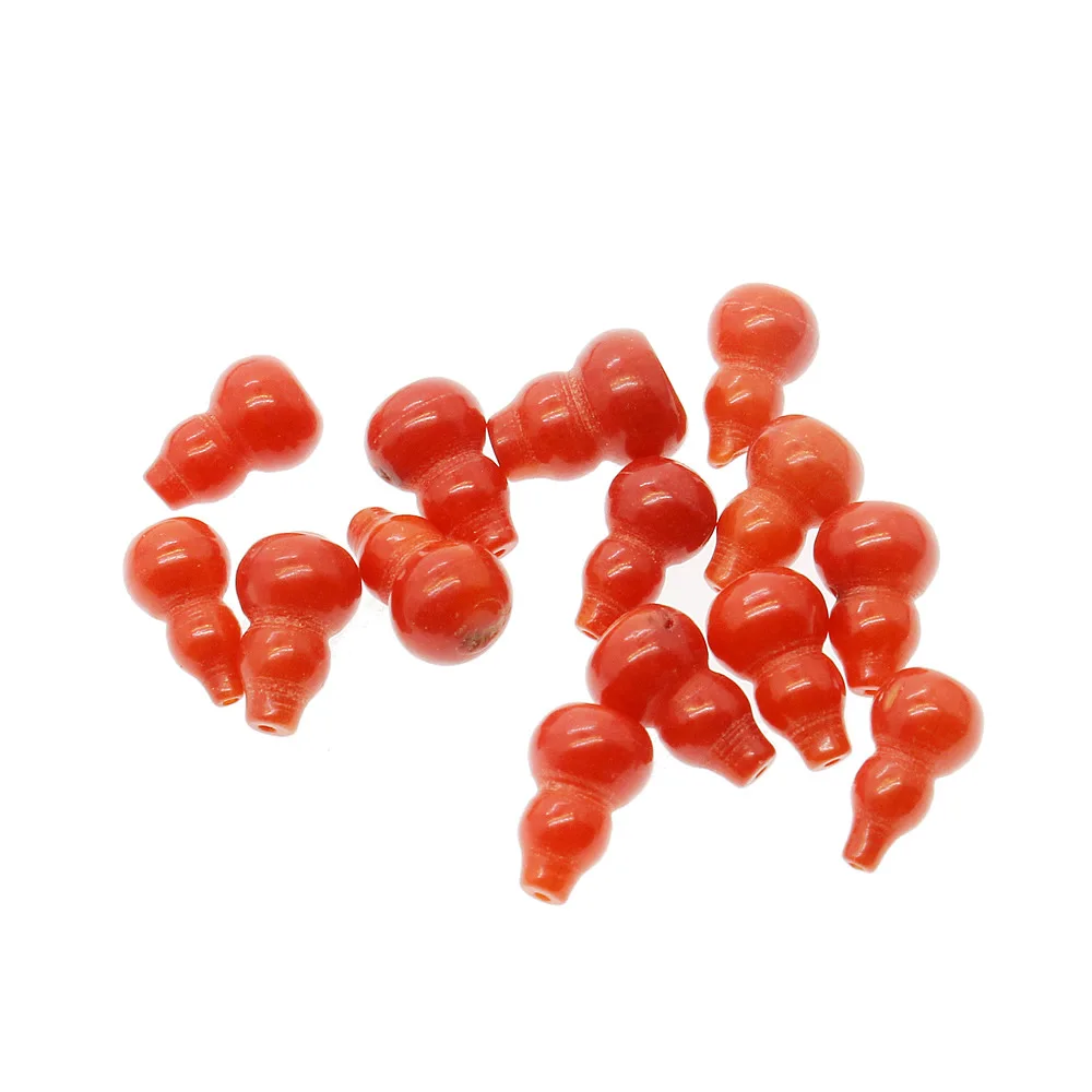 5*9 мм бусины в форме тыквы кораллового цвета DIY ювелирные изделия для ожерелья или
