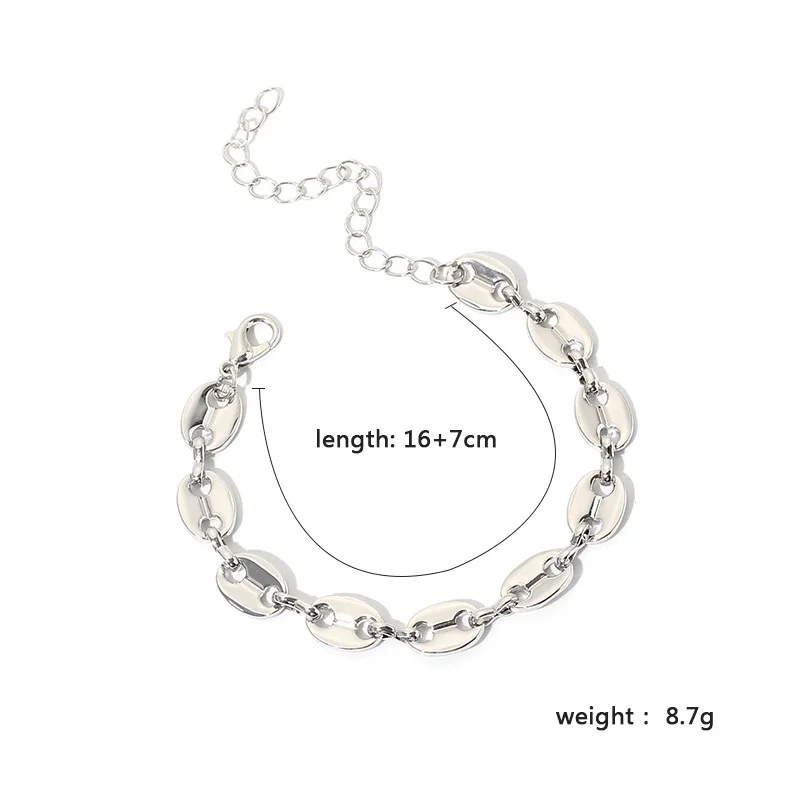 WGOUD Fashion Gold Color Novely Metal Charm Choker Necklace New Design Exaggerated Texture Chains Women Gift | Украшения и