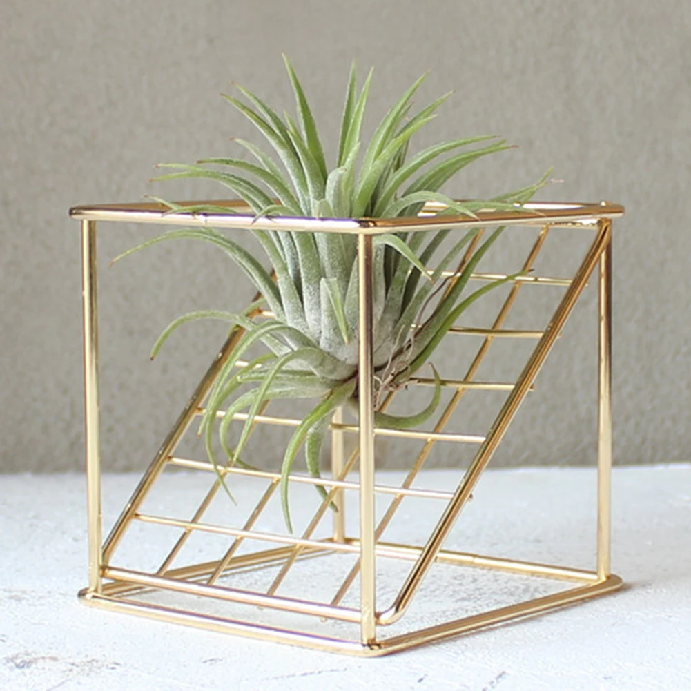 Железный воздушный декор для полки сосуд автономный геометрический сетка