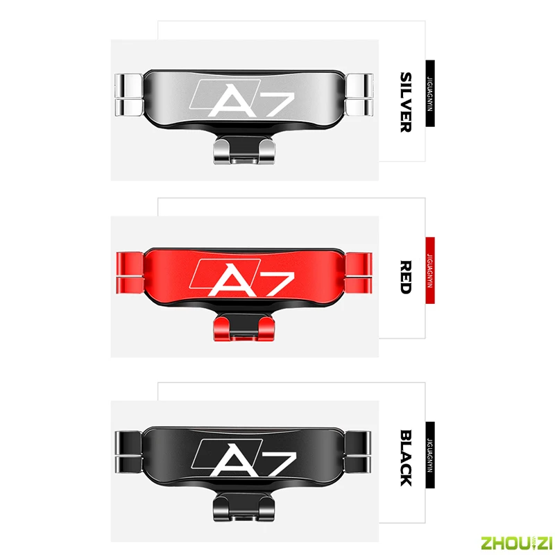 

Car Mobile Phone Holder Special Air Vent Mounts Stand GPS Gravity Navigation Bracket For Audi A7 2019-2021 Car Accessories