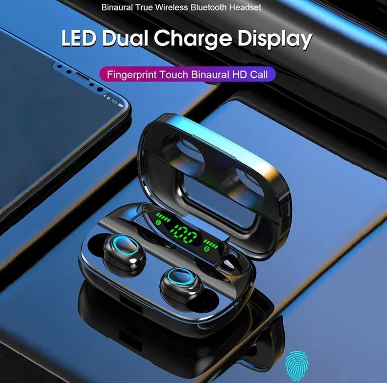 Bluetooth наушники TWS гарнитура сенсорные защита от пота Hi Fi стереонаушники с