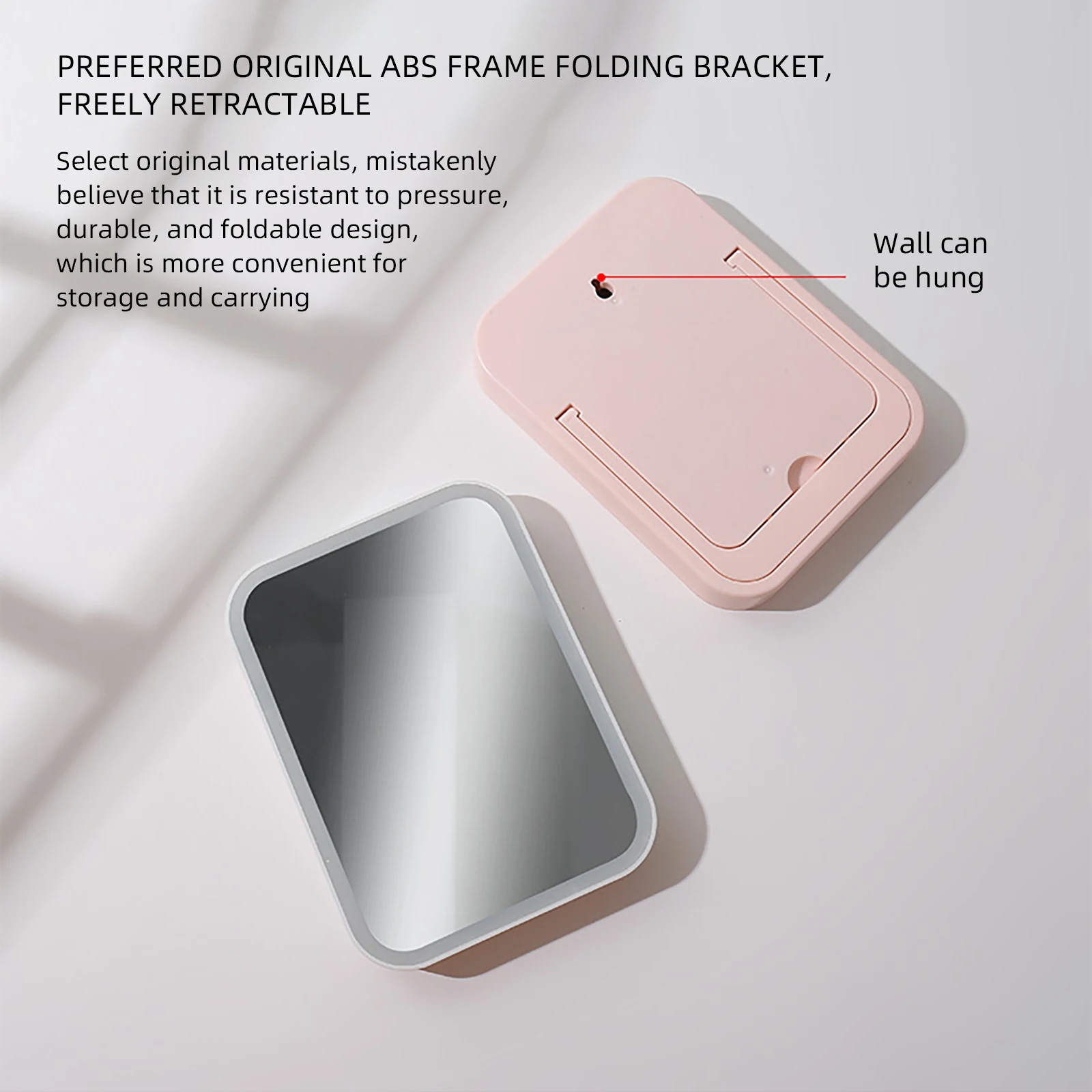 Складное зеркало для макияжа со светодиодной подсветкой и Usb-зарядкой | Красота