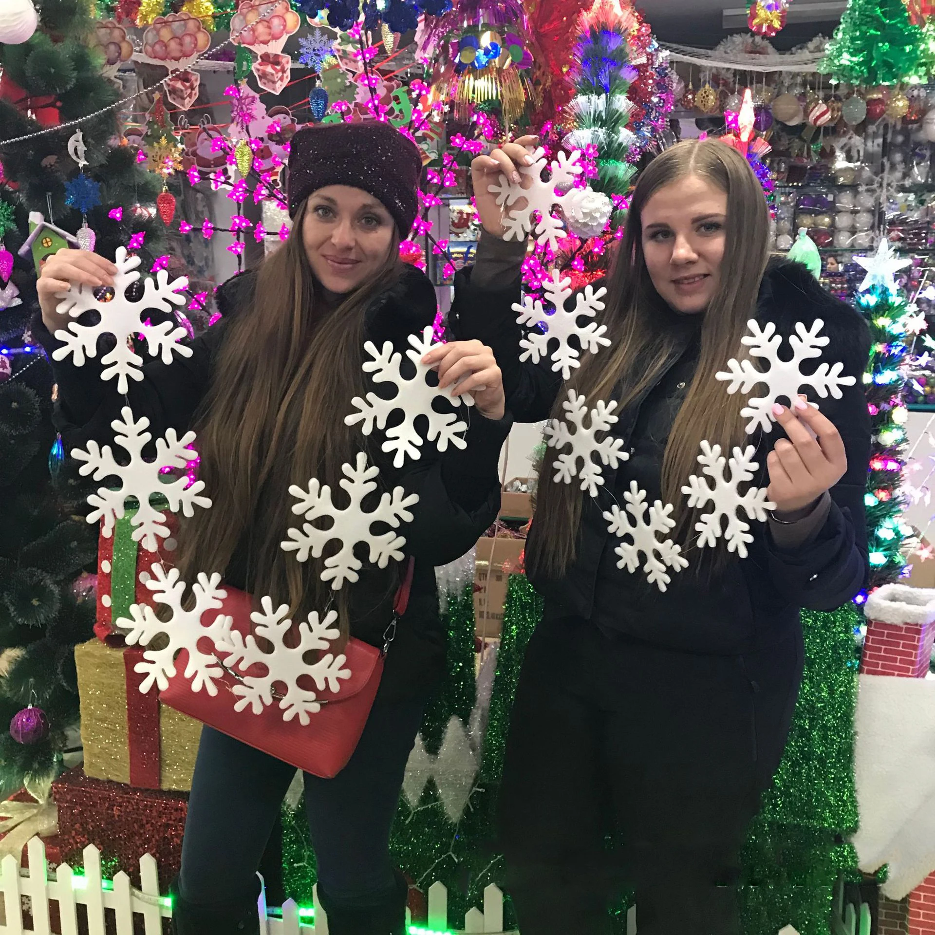 Рождественская Снежинка Copos De Nieve Navidad Sneeuwvlok Замороженные вечерние зимнее украшение Navidad reine des neiges Snow