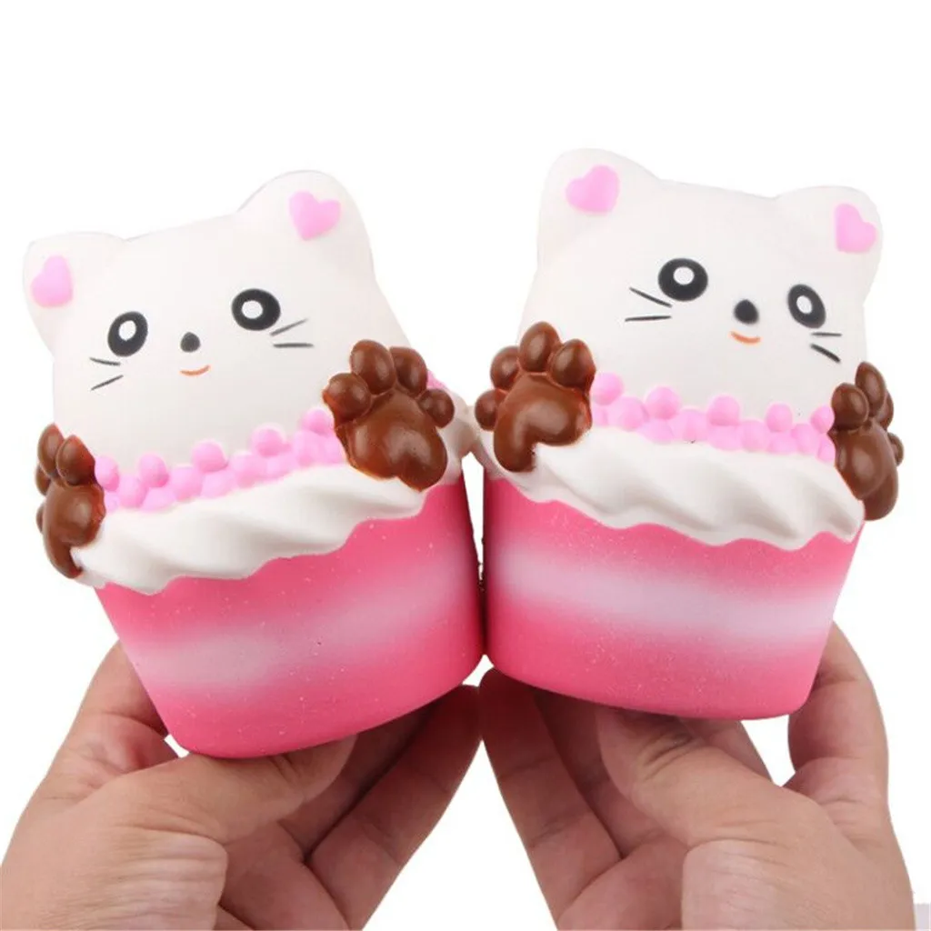 

Cute Cat Claw Cup Slow Rising Cream Scented Decompression Toys