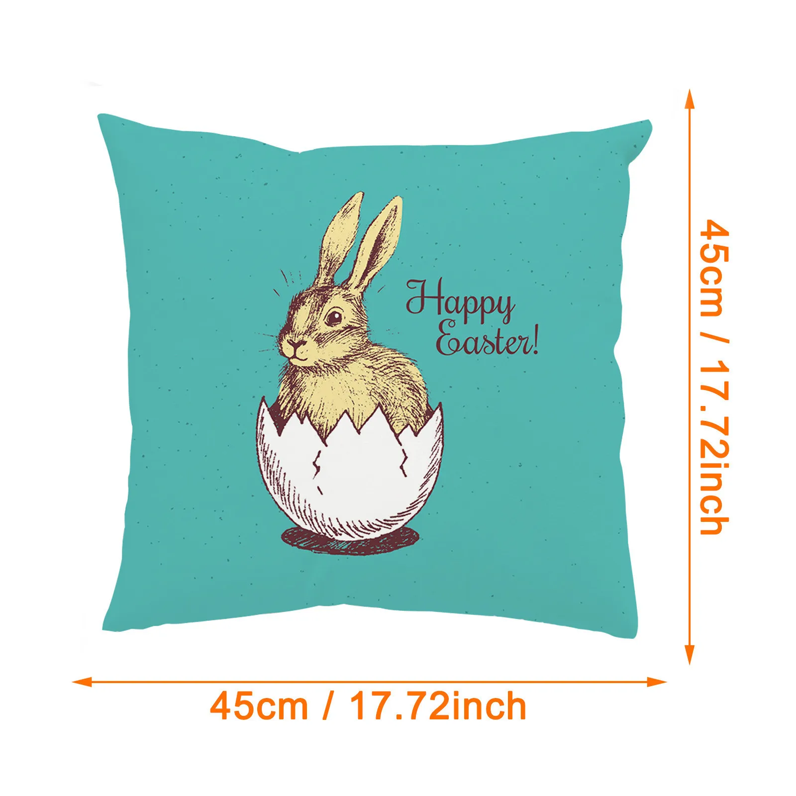 

Home Decoration Pillow Cover For Sofa Chair Soft Pillowcases Easter Day Pillow Cover Sofa Cover Cushion Cover Custom