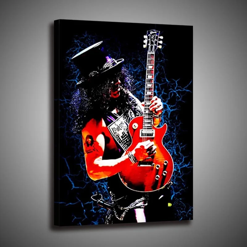 Настенные картины Slash Guitar с музыкой принты на холсте настенные художественные