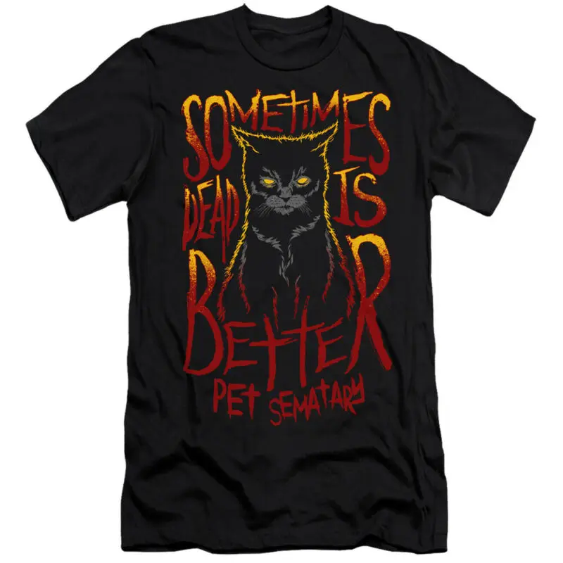 Облегающая футболка для домашних животных Dead is Better Cat Black Tee |