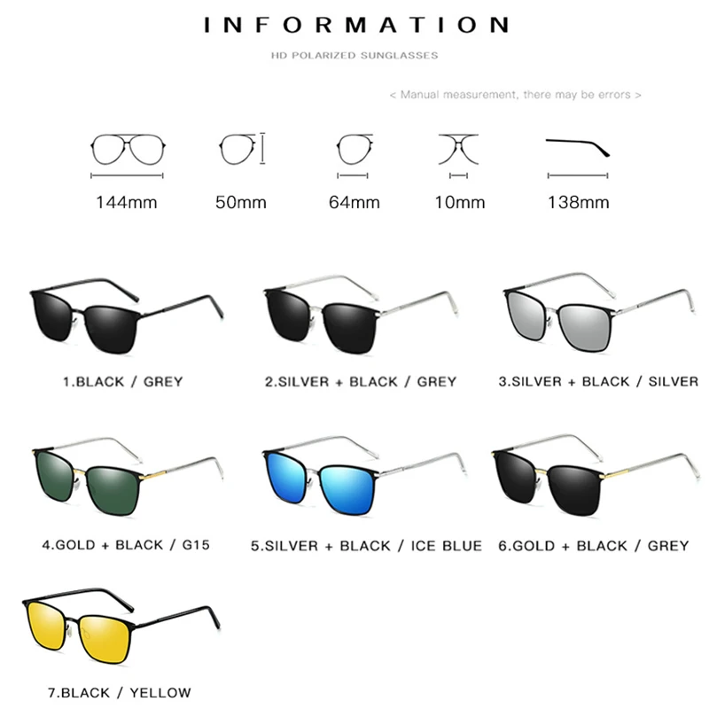 Солнцезащитные очки DEARMILIU поляризационные для мужчин и женщин дизайнерские