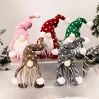 1 шт. рождественские гномы, плюшевые искусственные вязаные украшения для рождественской елки, украшения Gonk, карликовый эльф, подарки, красный, розовый, серый