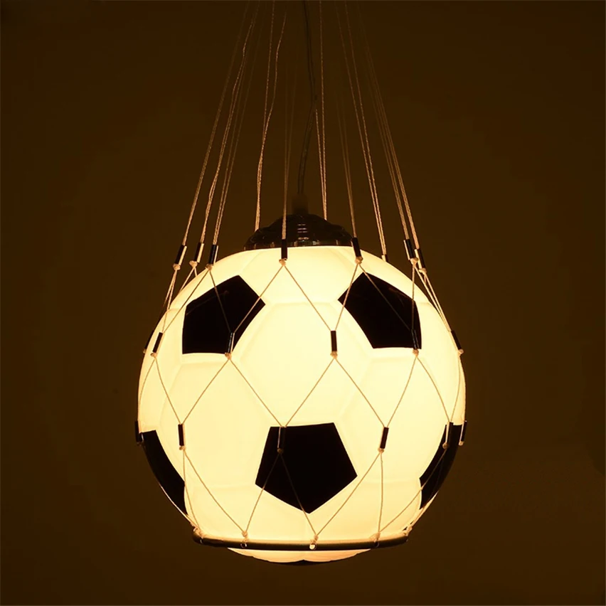 Винтажная Американская Спортивная тематическая футбольная Подвесная лампа для