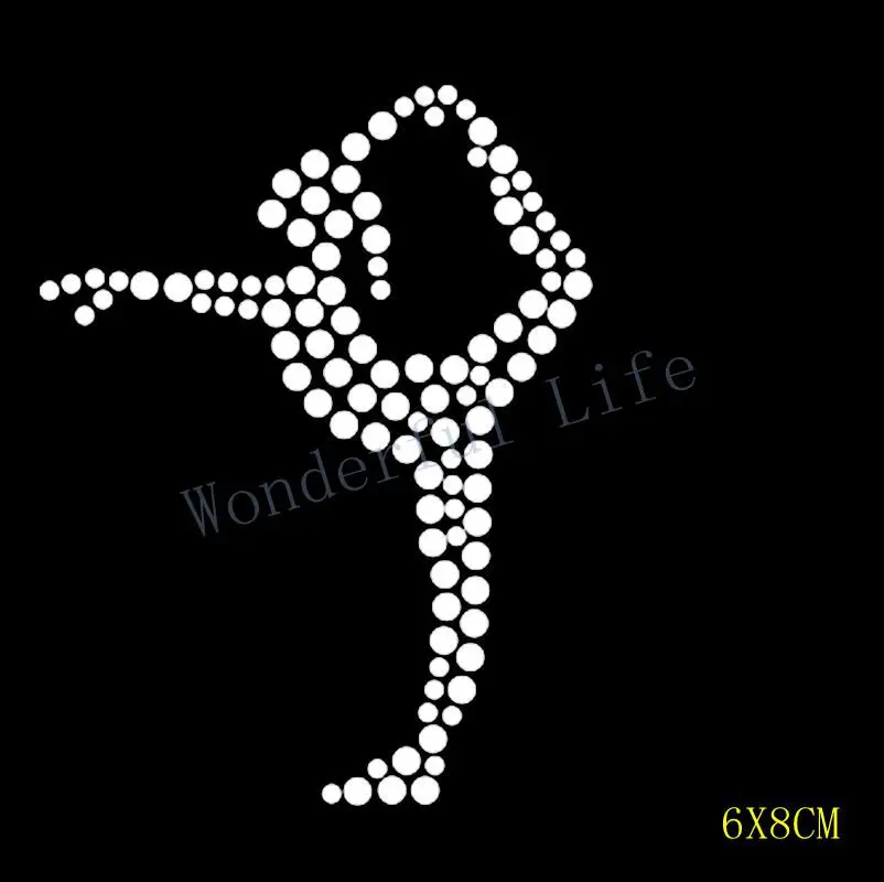 Бесплатная доставка хороший гимнастический для девочек Горячая фиксация Стразы