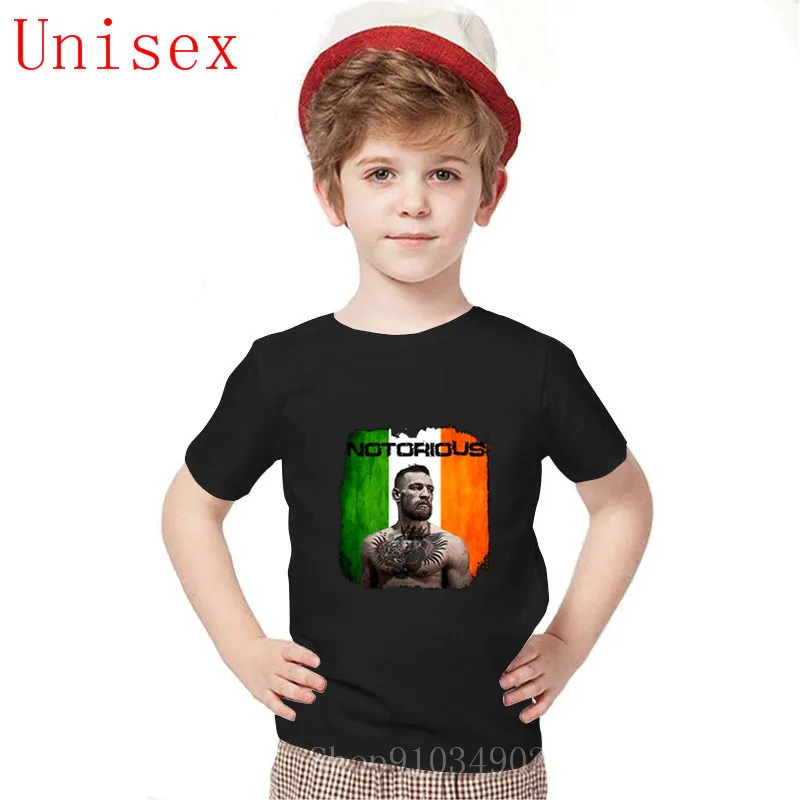 

Cotton Men T-shirt Brand Conor Mcgregor Print childrens clothes girl clothes kids clothes boys kids summer clothes kids clothes