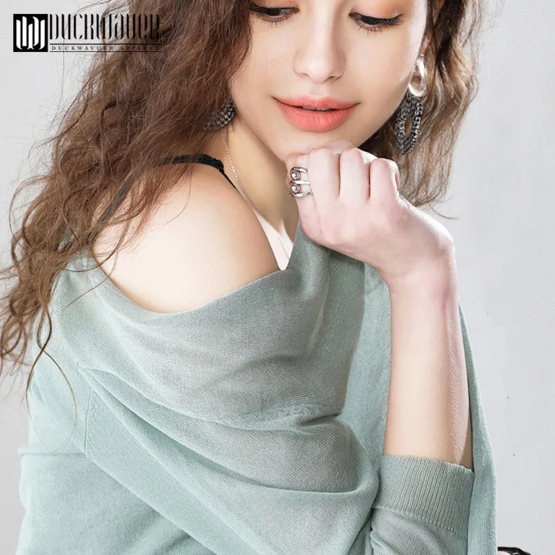 

Удлиненный женский кардиган Duckwaver, вязаный свитер с длинным рукавом, Осень-зима, 2020