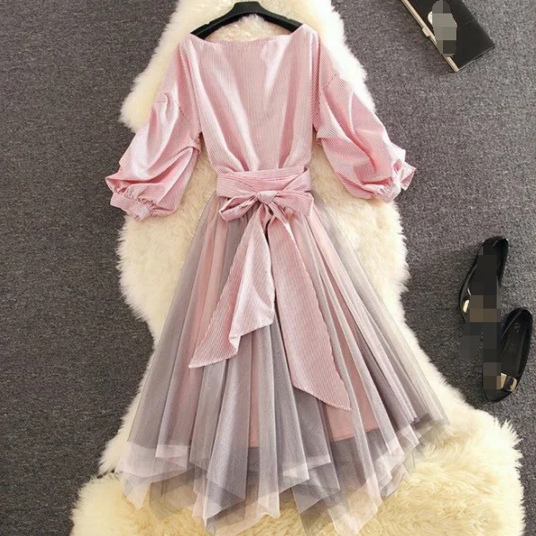 Женский комплект из двух предметов рубашка с круглым вырезом и коротким рукавом