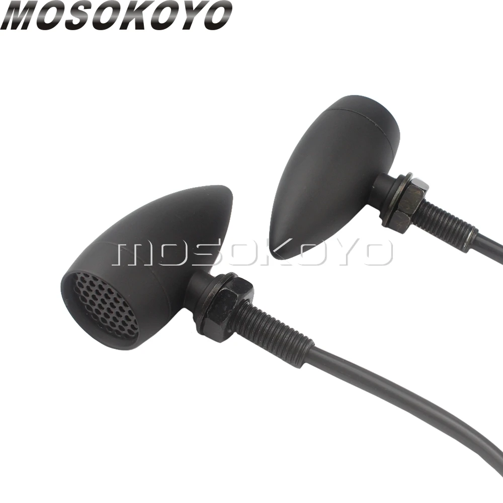 1 пара винтажных мотоциклетных сигналов поворота указатели для Harley Bobber Yamaha BMW Custom