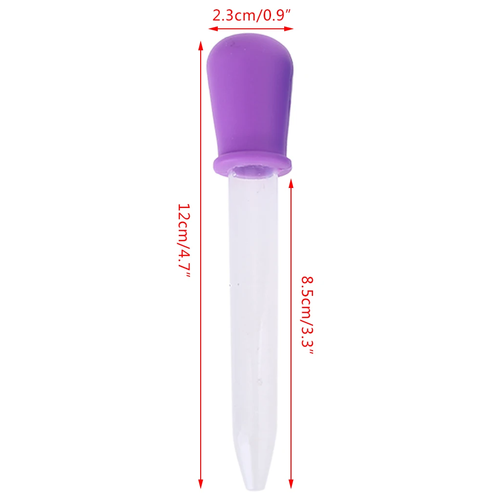 10 Pcs Pill Cases Splitters Baby Dropper Medicine Feeder Child Device Silicone Pipette Liquid Food Infant Utensils 5ml | Красота и