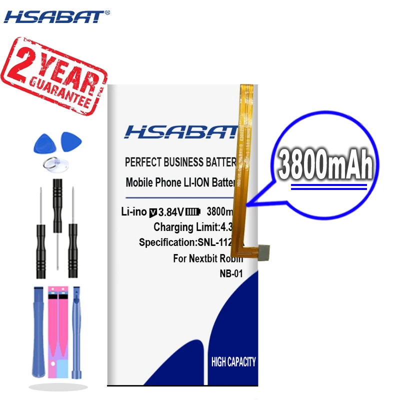 Новое поступление запасная батарея [HSABAT] 3800 мАч для Nextbit Robin | Мобильные телефоны и