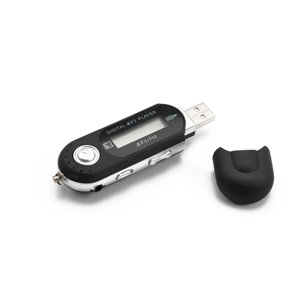 Портативный мини USB-флеш MP3-плеер с ЖК-экраном поддержка флеш-памяти 32 Гб слот для
