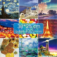 jigsaw picture puzzles 100 pieces 3825 cm assembling puzzles toys for adults children kids games educational toys