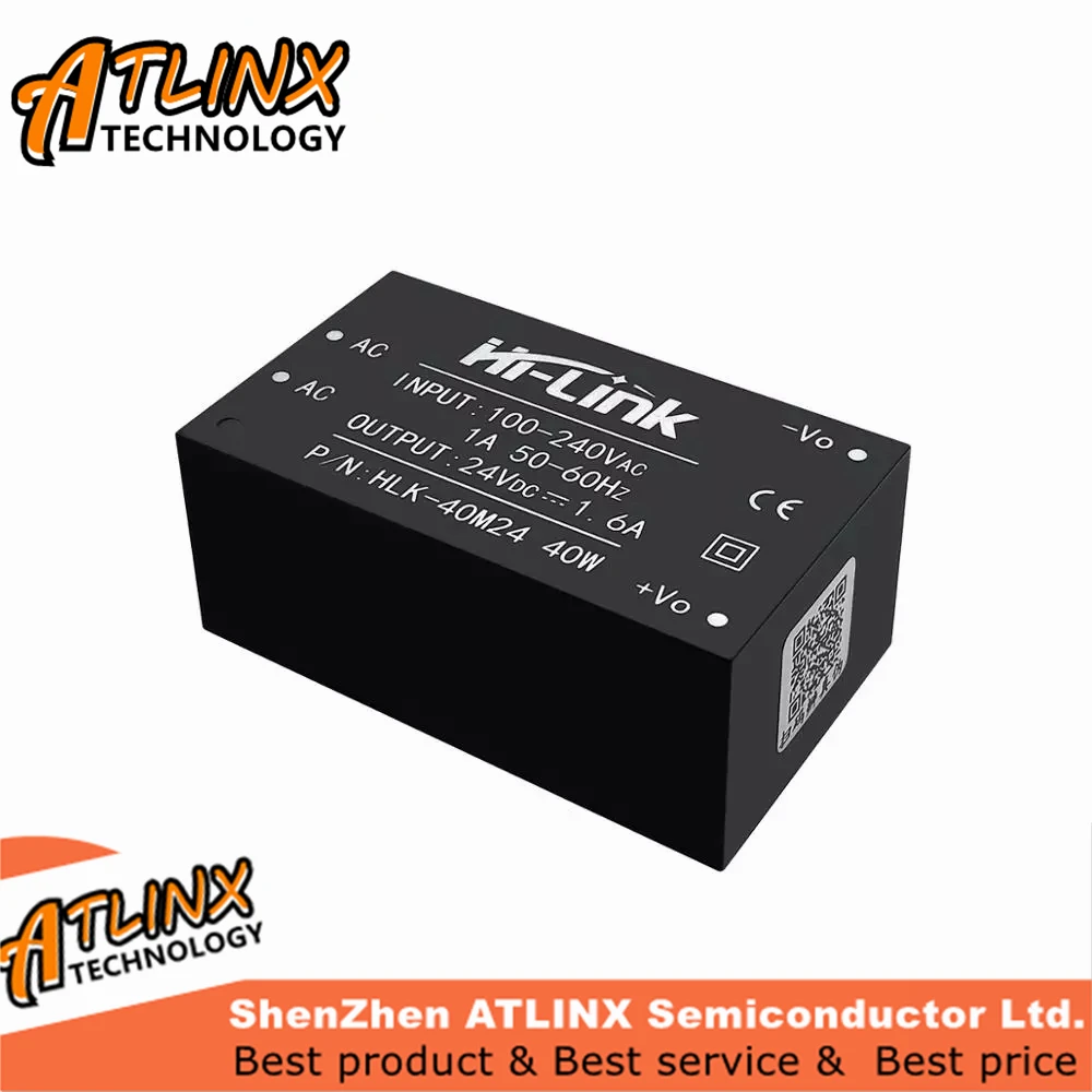 Hi-Link новинка 1 шт. HLK-40M24 220 В 40 Вт 24 AC-DC Step-Down Модуль питания | Электронные компоненты