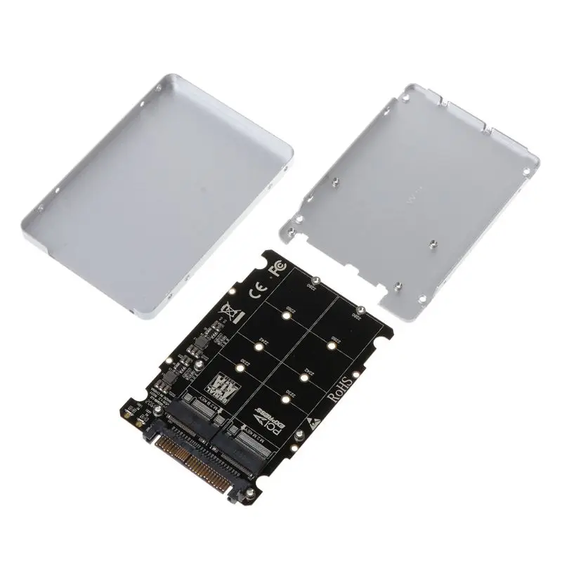 U2BOX U2 Box M.2 к U.2 SFF 8639 адаптер PCIe 2 5 'U.2 SSD PCI E X4 X16 intel PCIe3.0 Express M KEY b ключ|Компьютерные