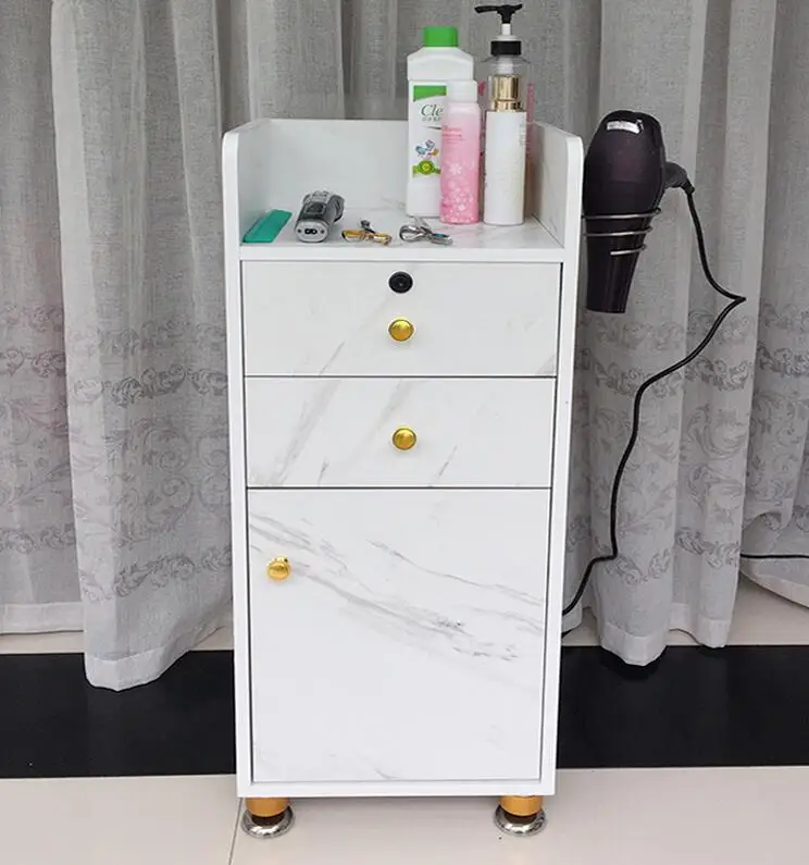 

Simple barber shop tool cabinet hair salon special drawer tool table hairdressing locker hair cutting platform small cabinet