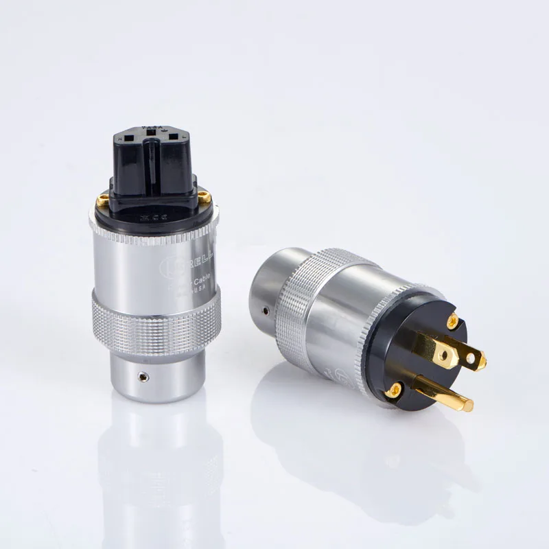 HIFI Krell позолоченный Американский Разъем питания Соединительный шнур штепсельная