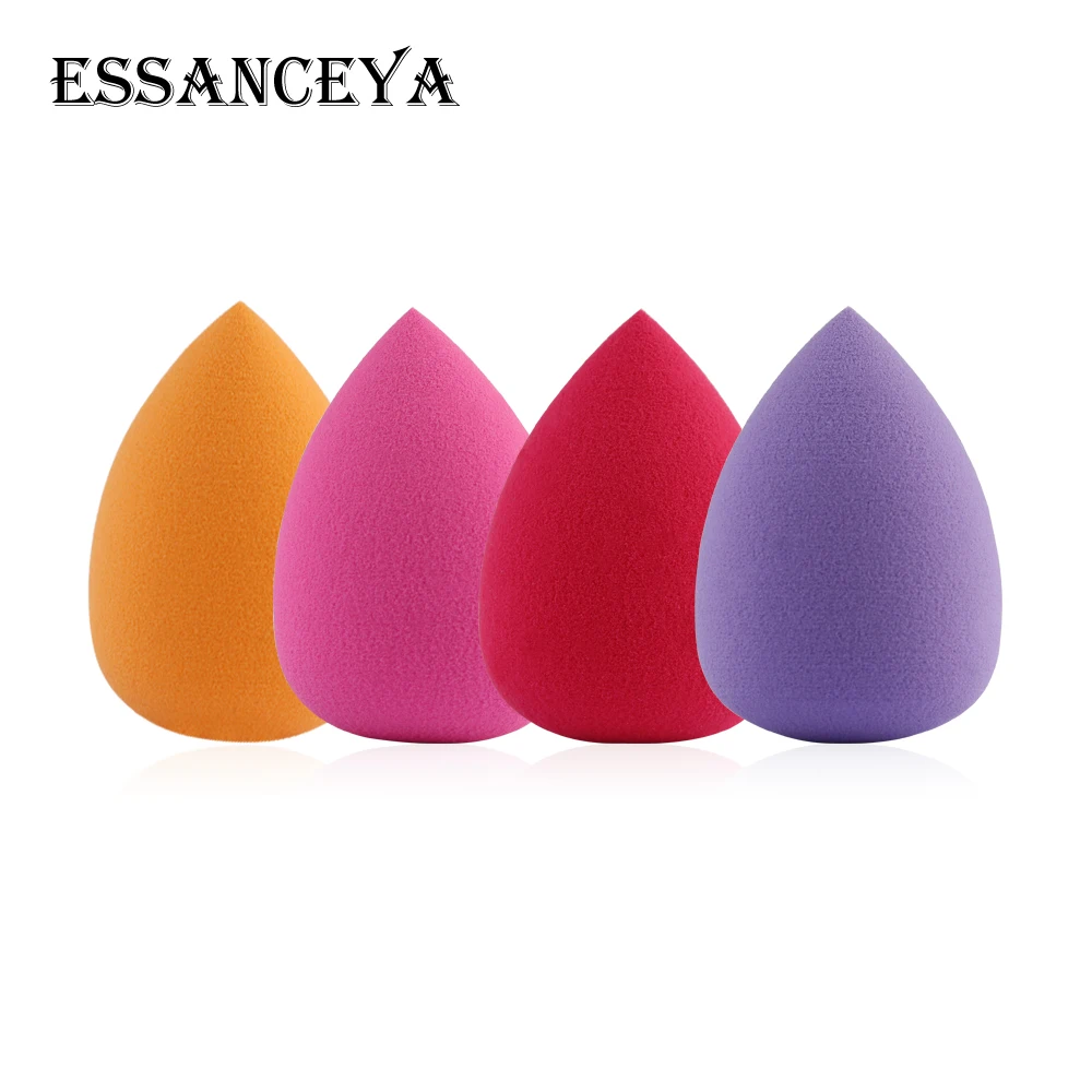 4PCS-Drop ESSANCEYA 2-3 шт латексный спонж для макияжа в форме капли воды косметический спонж для макияжа спонж для лица крем косметическая пудра - Цвет: 4PCS-Drop