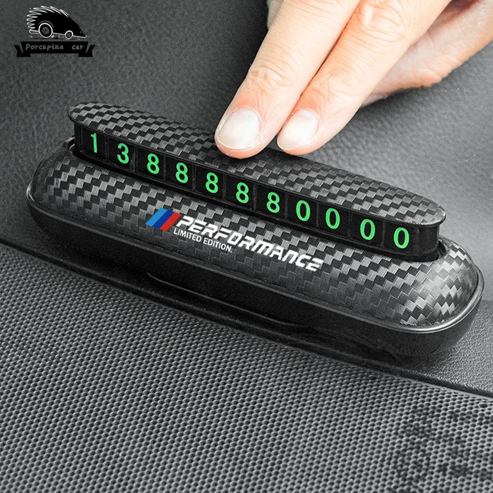 Автомобильная Временная парковочная Поворотная табличка с номером телефона