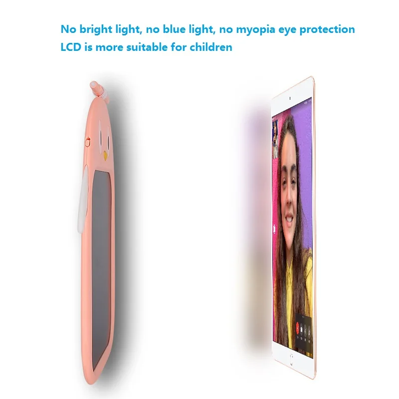 Доска для рисования с маленьким пингвином мультяшный цветной ЖК-дисплей детская