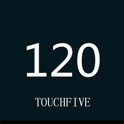 TOUCHFIVE 168 цветов одиночные художественные маркеры Кисть ручка эскиз на спиртовой основе маркеры двойная головка манга ручки для рисования товары для рукоделия - Цвет: 120-black