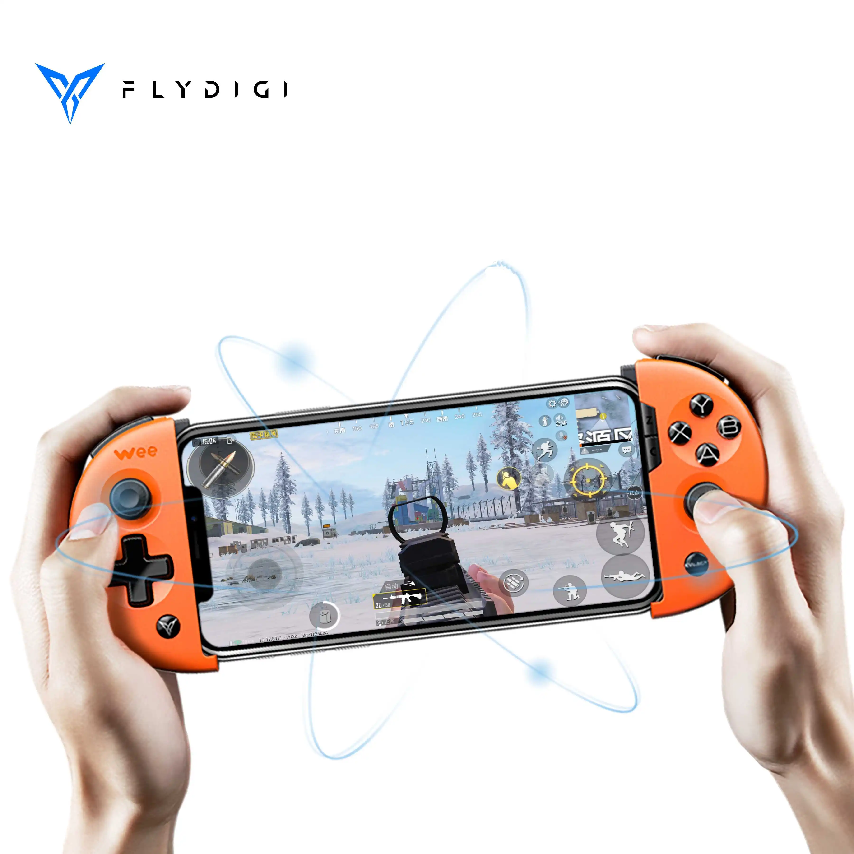 Flydigi геймпад Wee2T для PUBG IOS Android Bluetooth Беспроводной Flashplay 6 осевой игровой контроллер